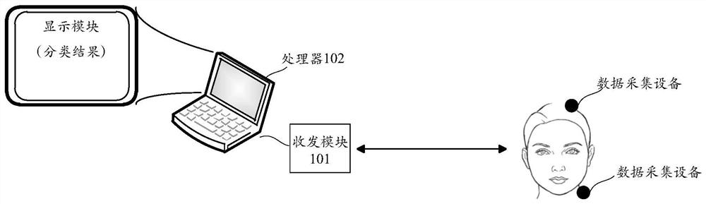 Brain perfusion state classification device and method, equipment and storage medium