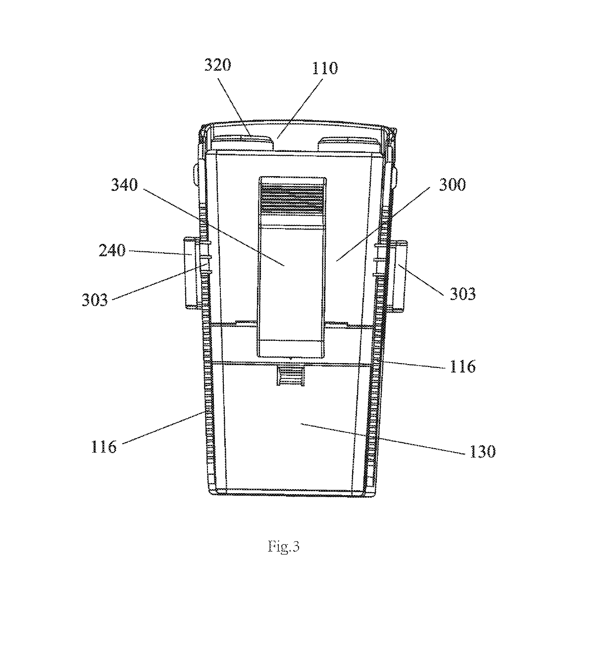 Portable pneumatic atomizing device