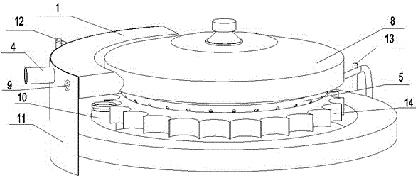 A packing machine with nitrogen filling device