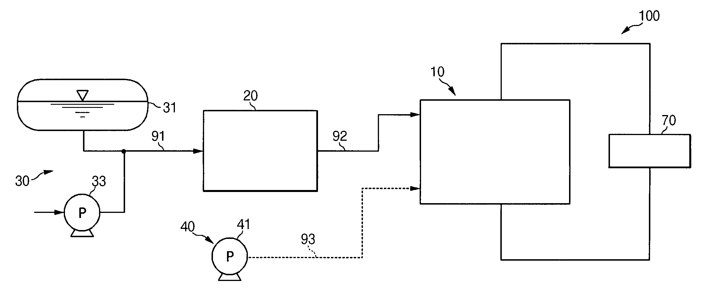 Fuel cell stack and fastening and reinforcing mechanisms for a fuel cell stack