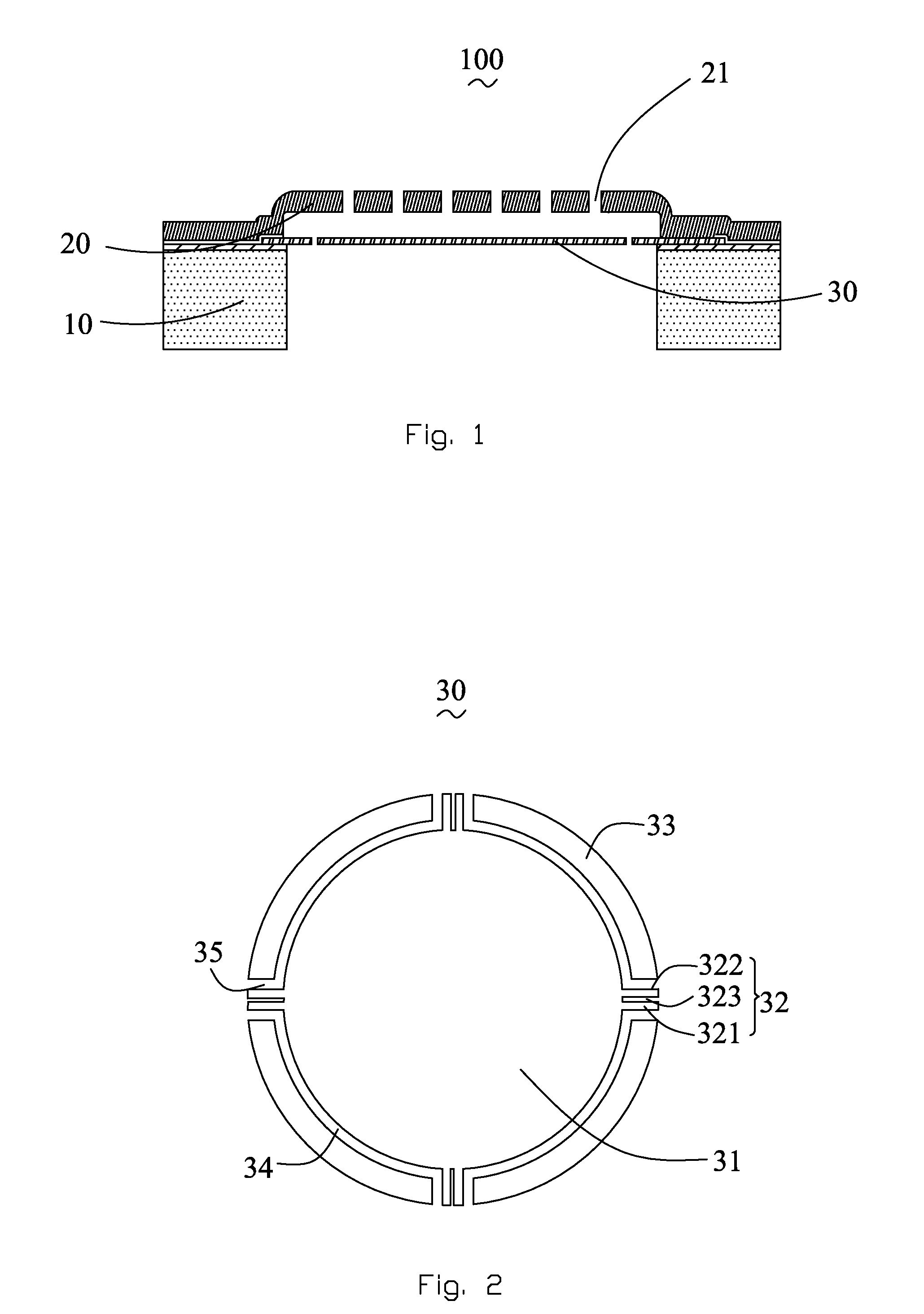 Diaphragm and silicon condenser microphone using same