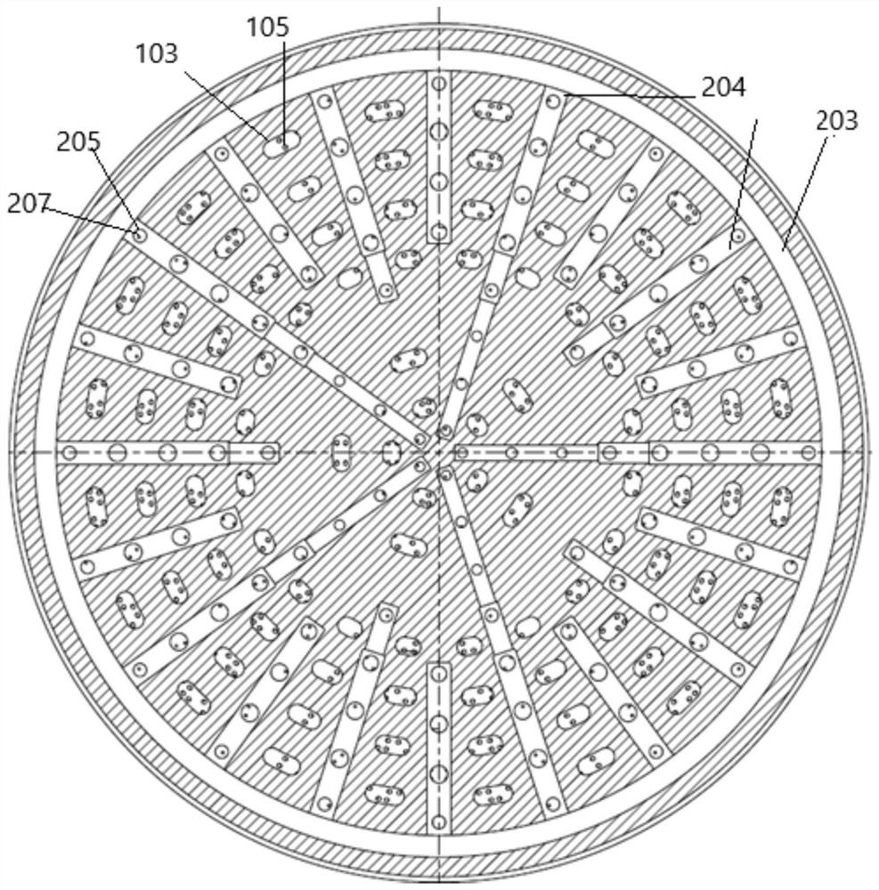 Integrated structure injector for rocket engine