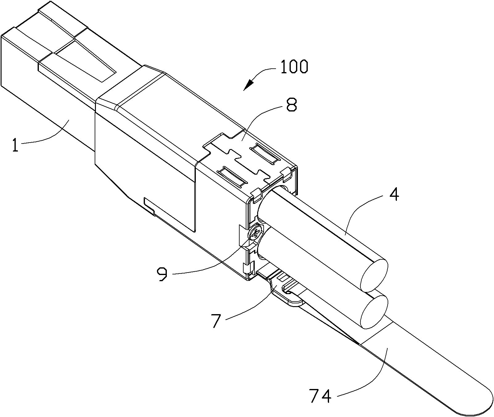 Cable connector component