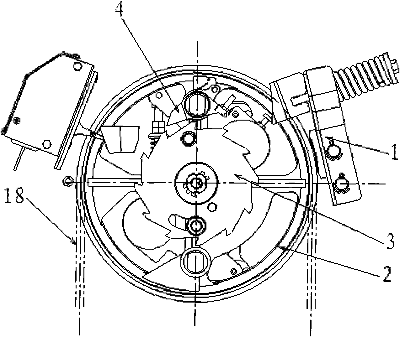 Machine-room-less speed limiter for elevator