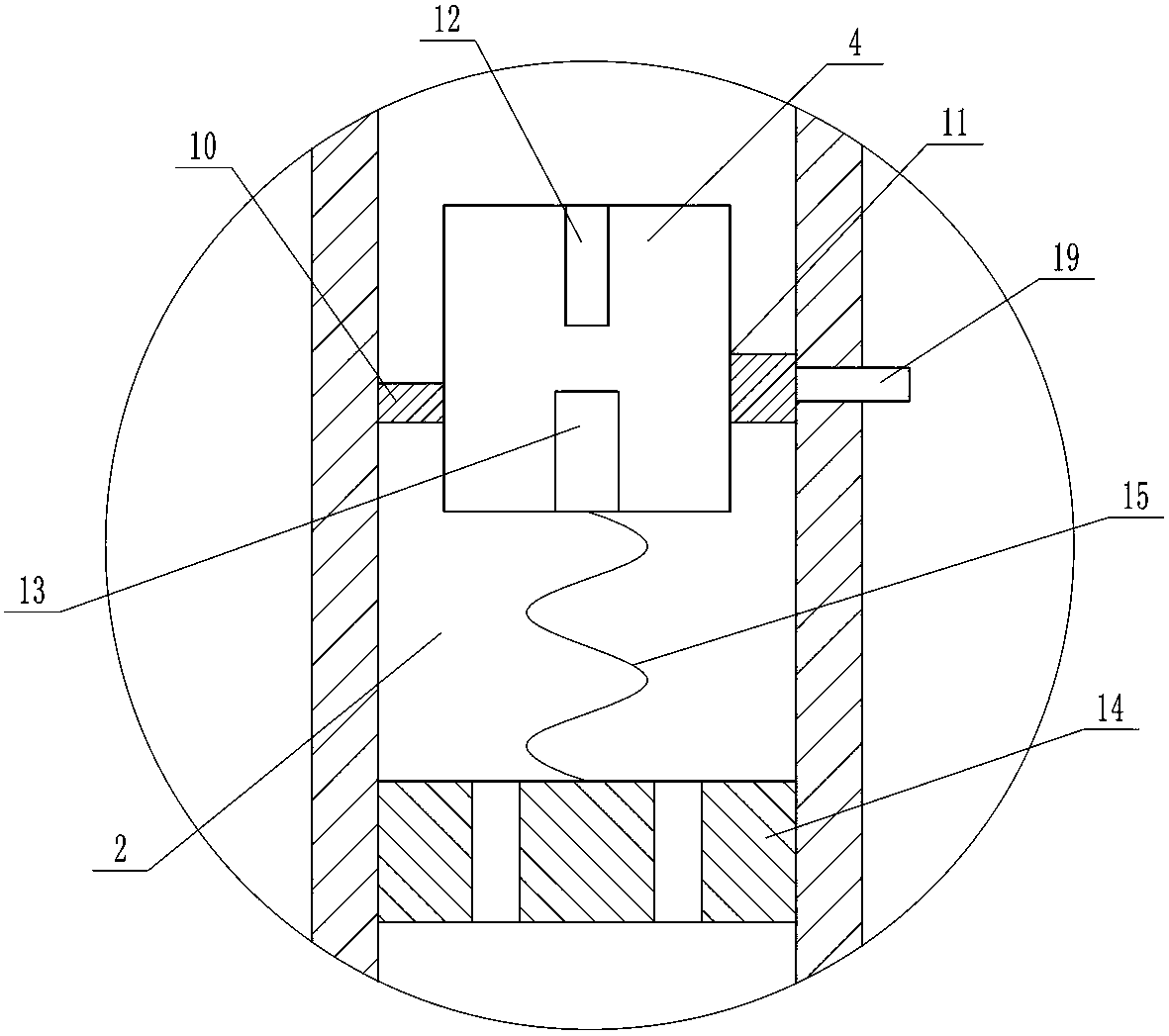 In-vivo accumulated liquid steady-pressure drainage device for operations