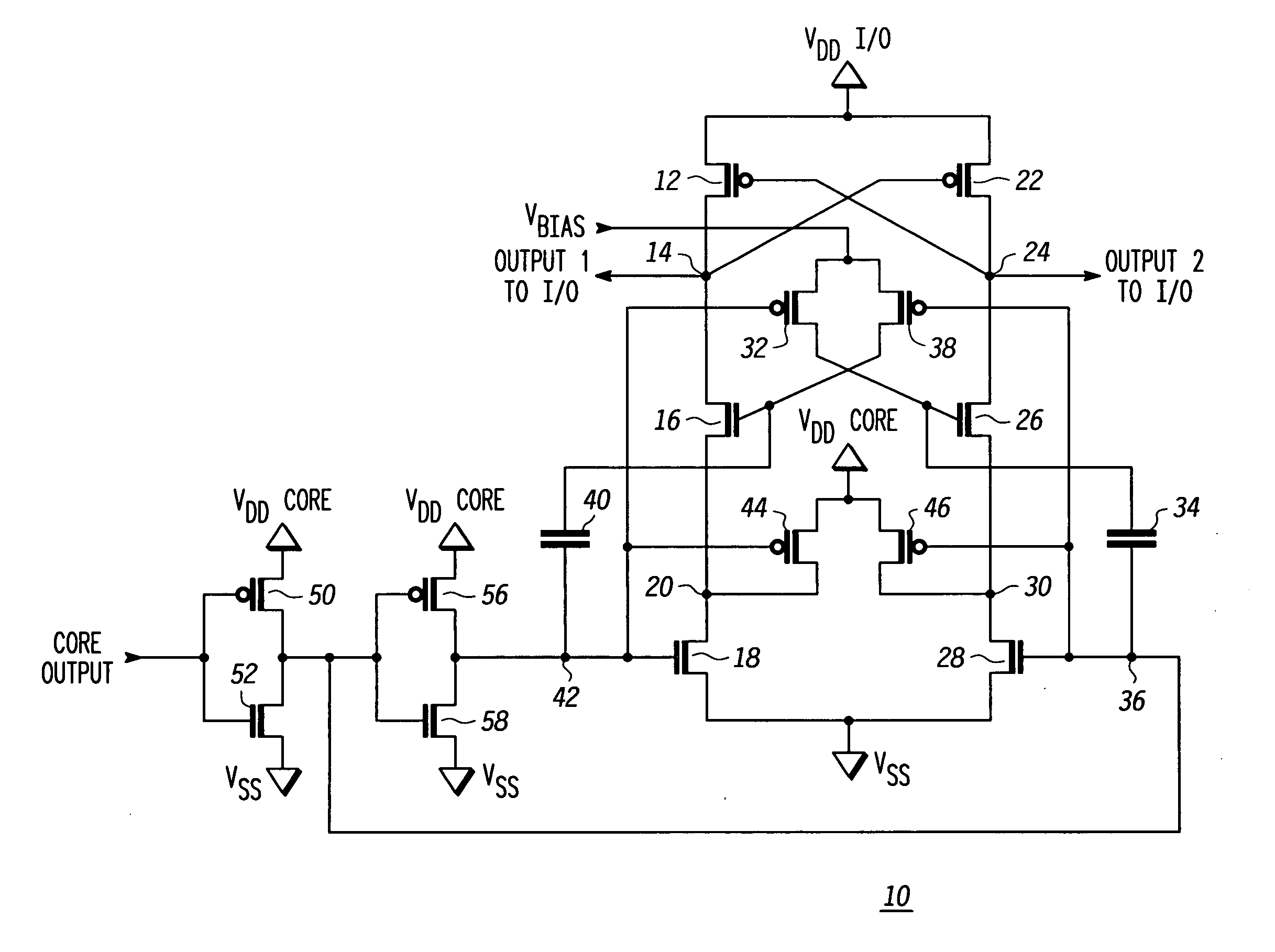 Level shifter with reduced duty cycle variation