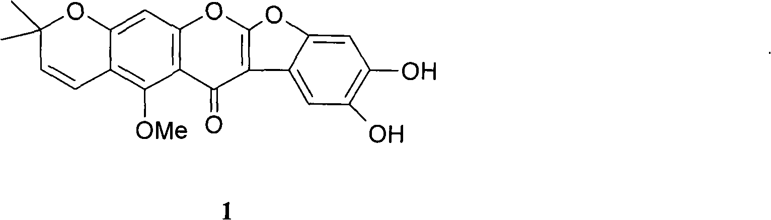Coumaronochromones compound and preparation and application thereof