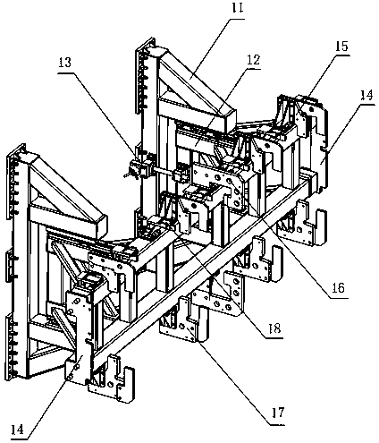 Aircraft center wing box digital assembly positioning system and positioning method