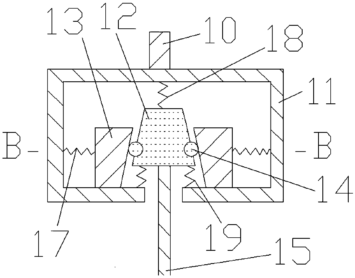 Array type centrifugal body distribution system