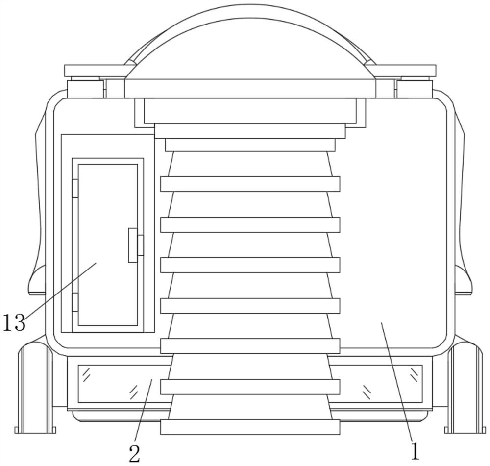 Box-type switching station