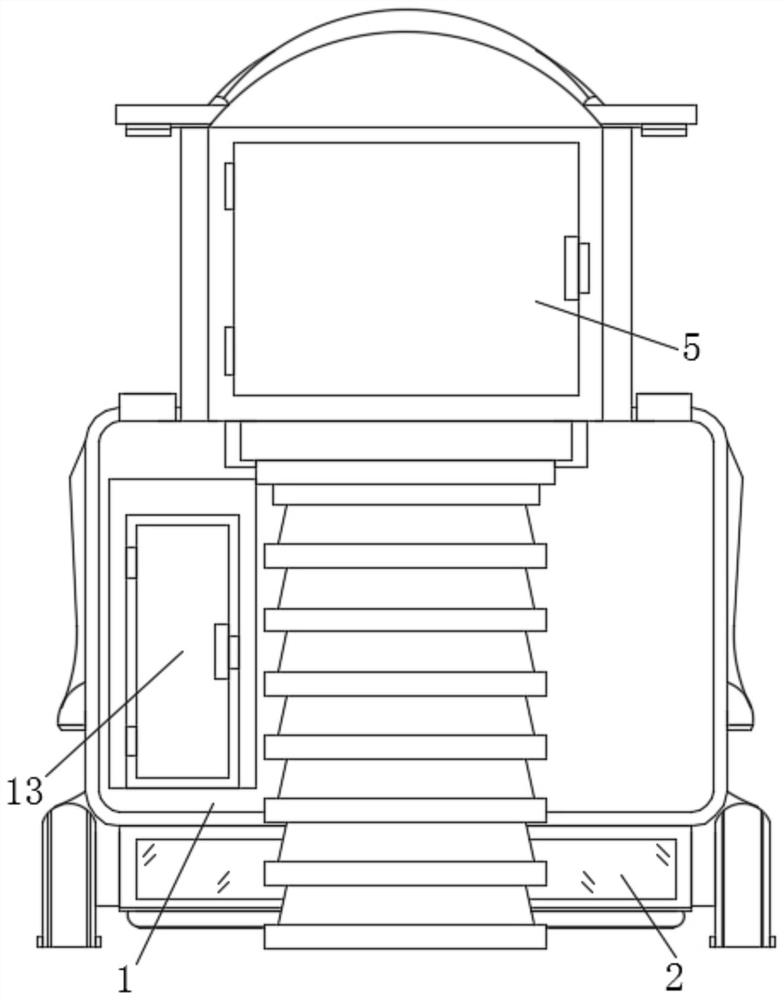 Box-type switching station