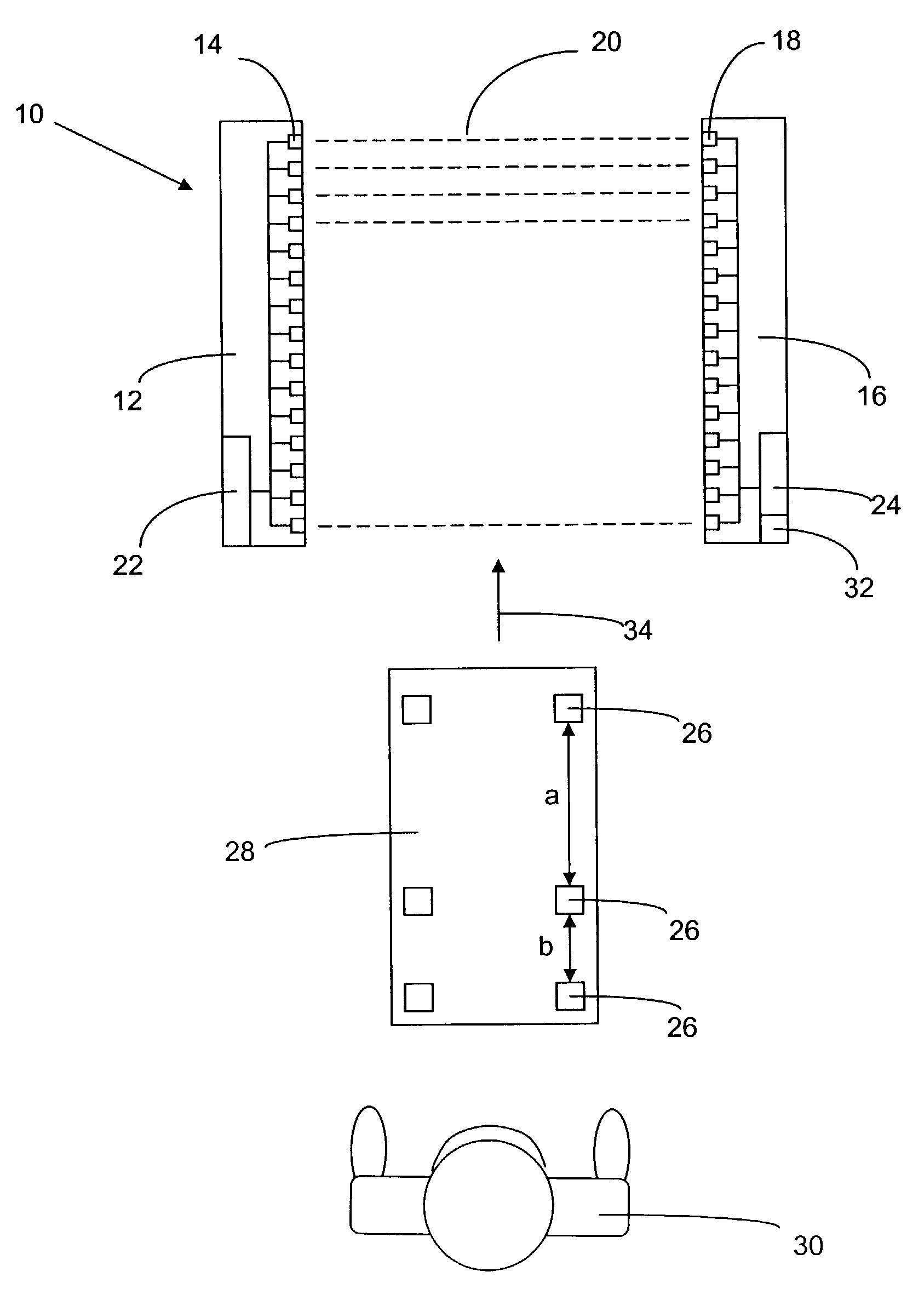 Method for detecting objects and light barrier grid