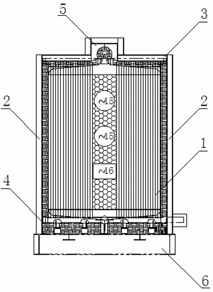 Light boiler wall of steam-injection boiler for oil field