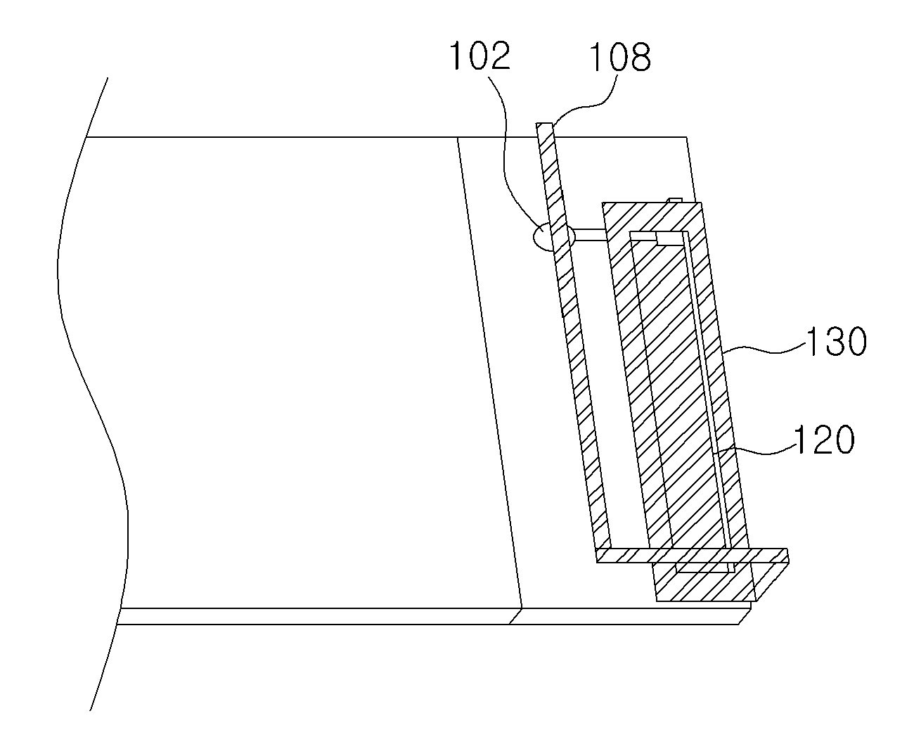 Built-in antenna which supports broadband impedance matching and has feeding patch coupled to substrate