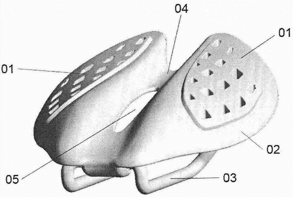 Butterfly concave bicycle saddle