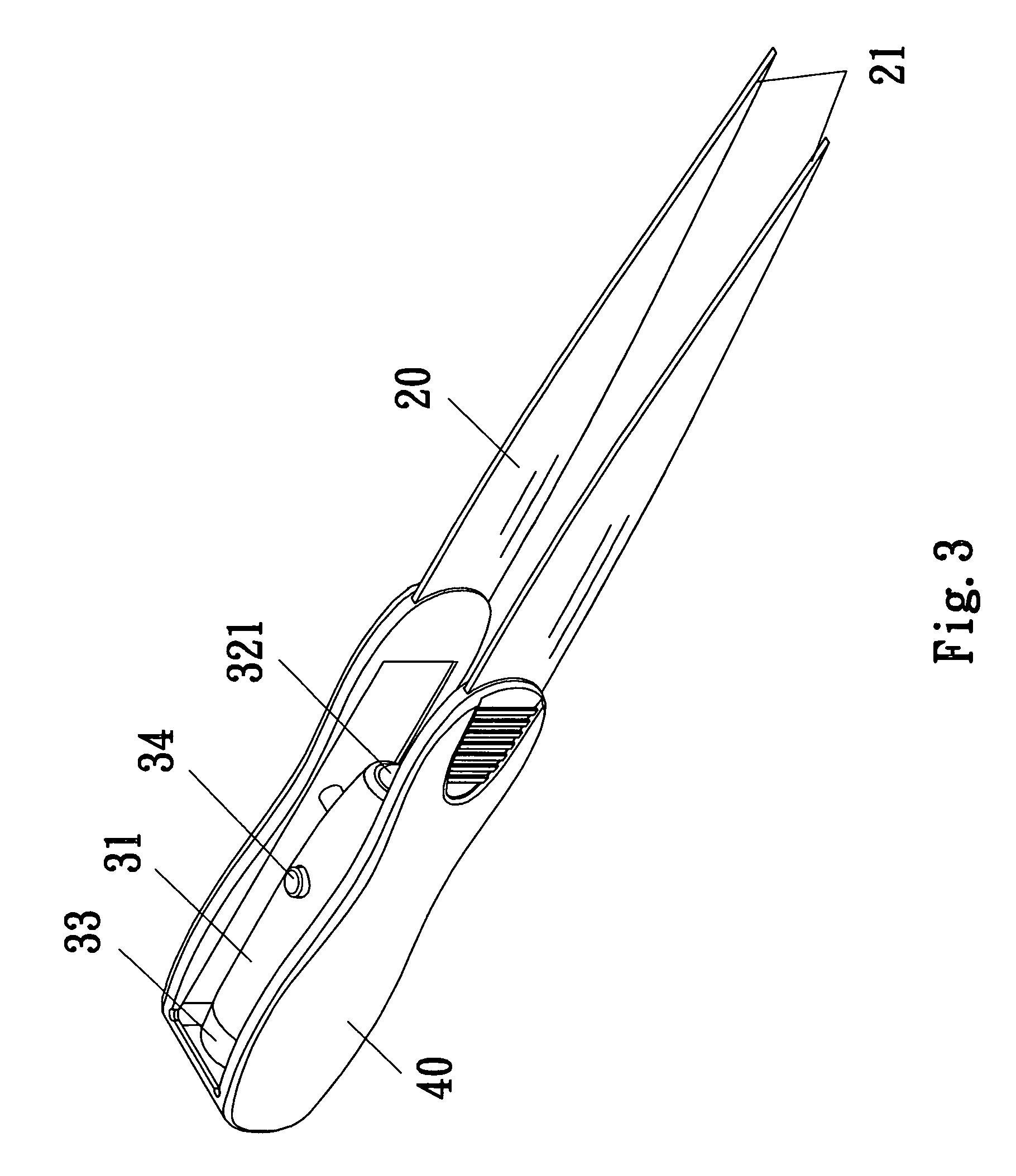 Tweezers with magnetically pivotal illumination device