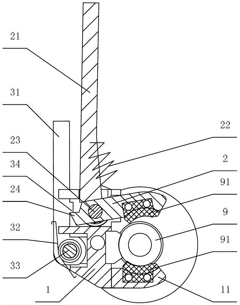 Manipulator mechanism for grabbing ring bobbin during frame spinning doffing