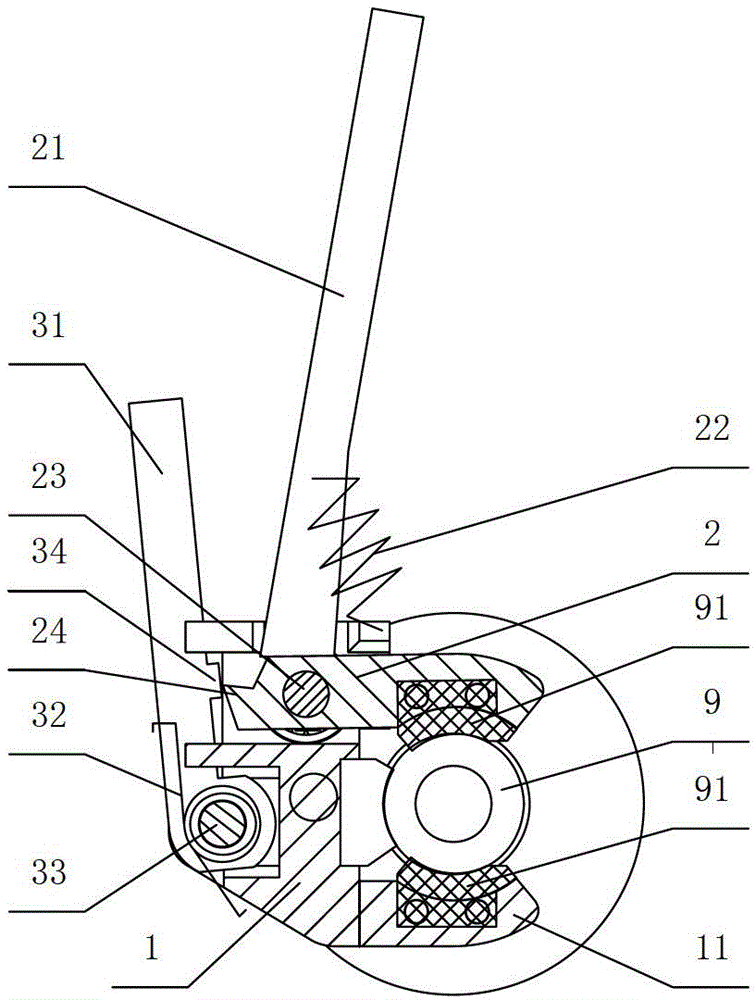 Manipulator mechanism for grabbing ring bobbin during frame spinning doffing
