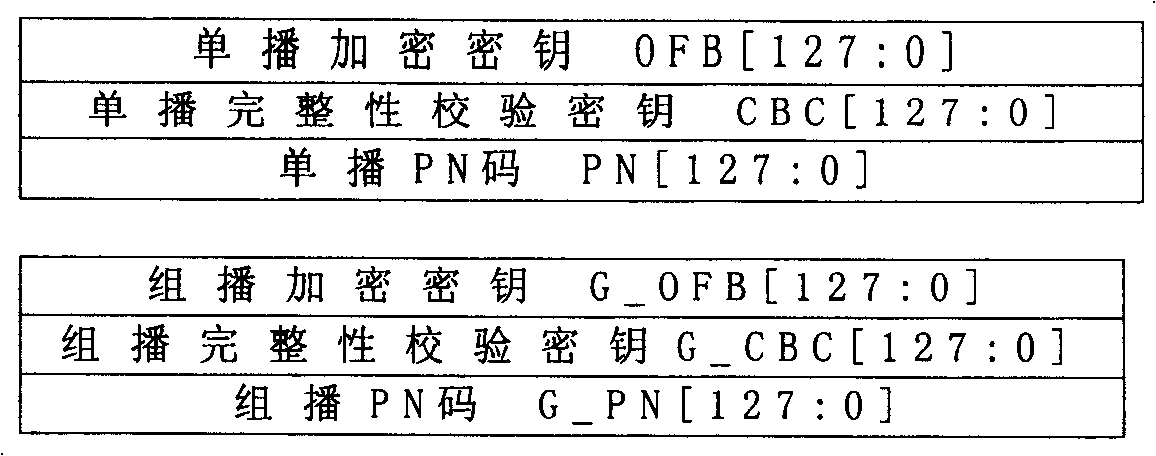 Method and device for managing WPI cipher key in 802.11 chips