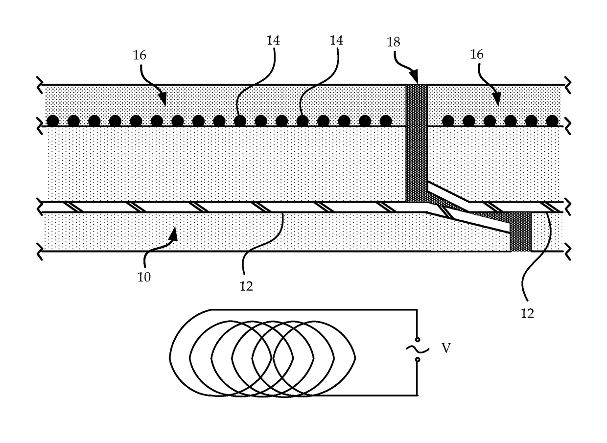 Impedance probe for detecting breaks in prestressed concrete pipe