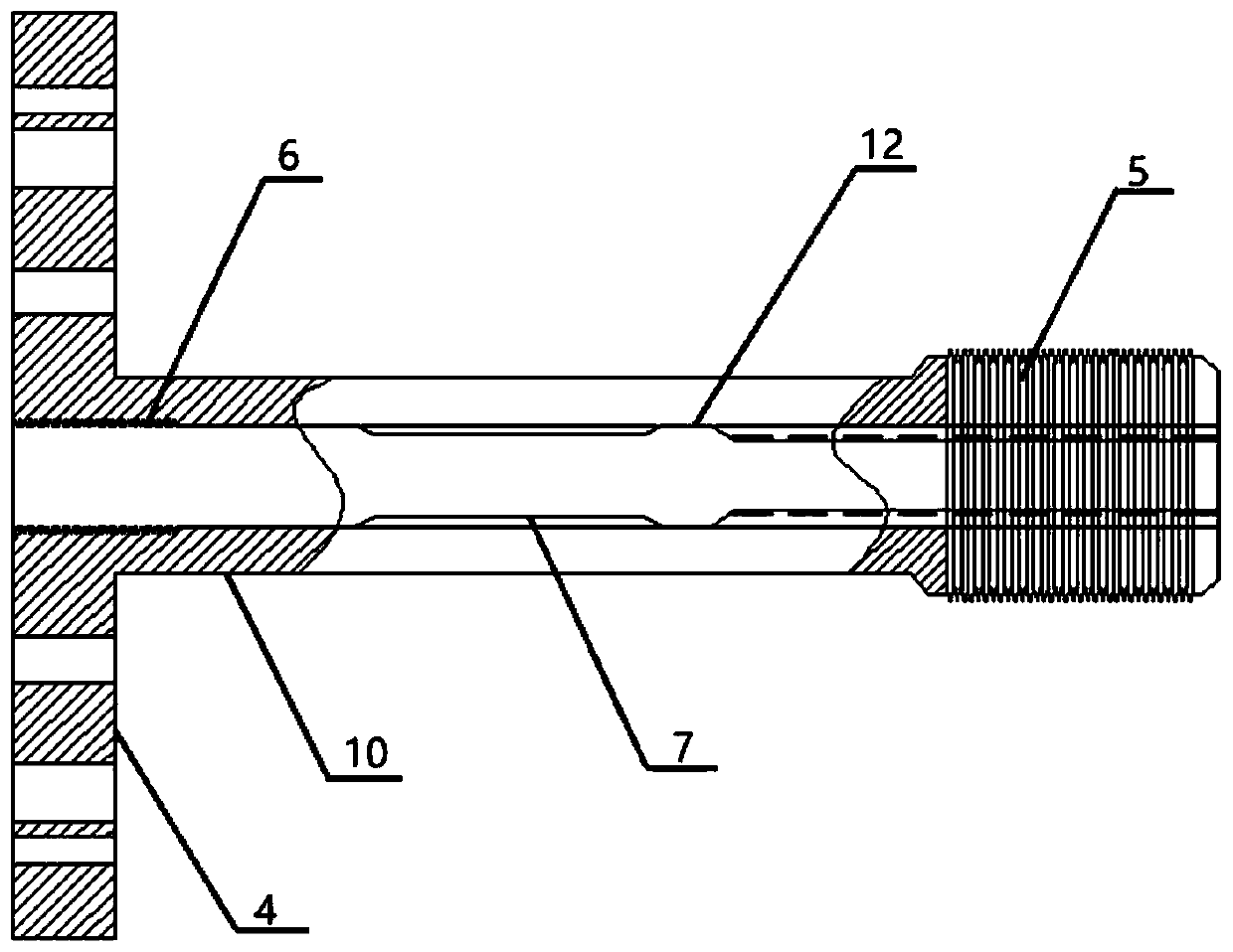 Disassembling device for coupling of gas turbine