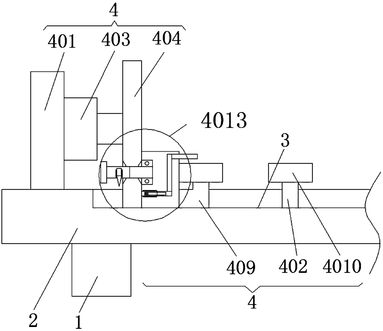 Cutting device used for cutting off redundant lugs on spline surface and capable of achieving fine adjustment