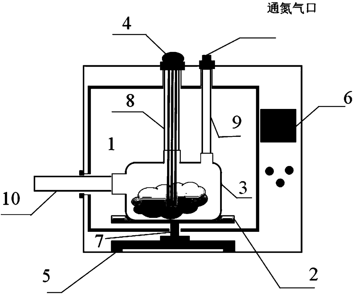 Microwave thermogravimetric analysis system