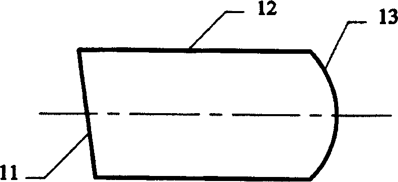 Pseudospherical collimation microlens for optic fibre collimator