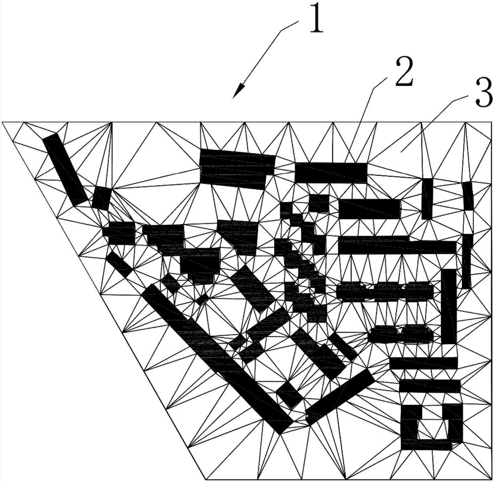 Multiple dimensioned residential area matching method facing space division