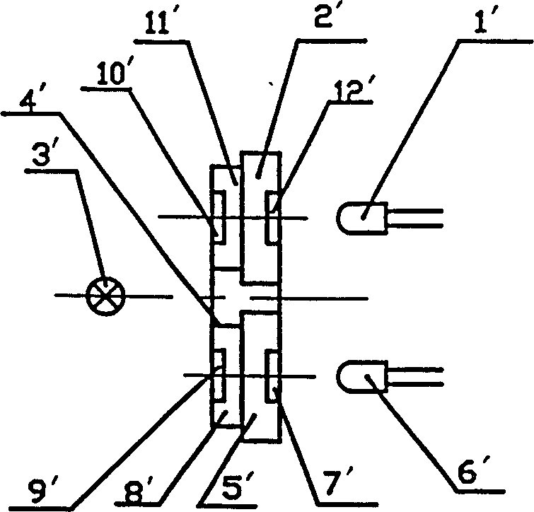 Polarized-light linear displacement sensor