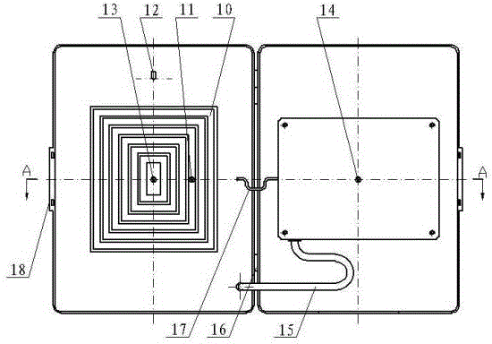 Liquid medicament thermostat for blood collecting and transfusion machine