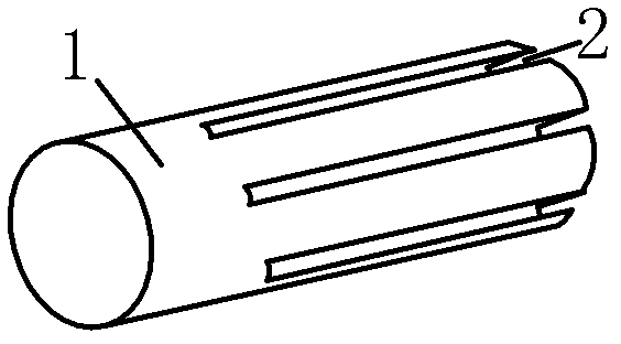 Device for evaluating and testing interrupted cutting performance of tools at high speed