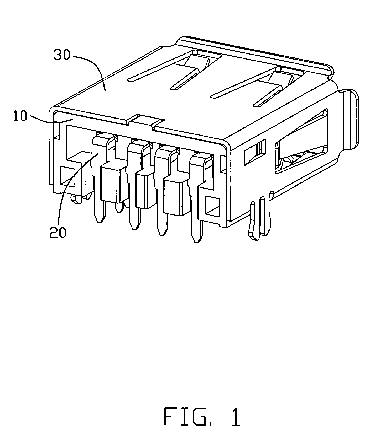 Electrical connector with a pair of improved detacting pins