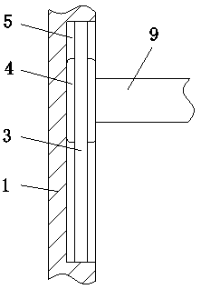 Damping device for coal mining machine base