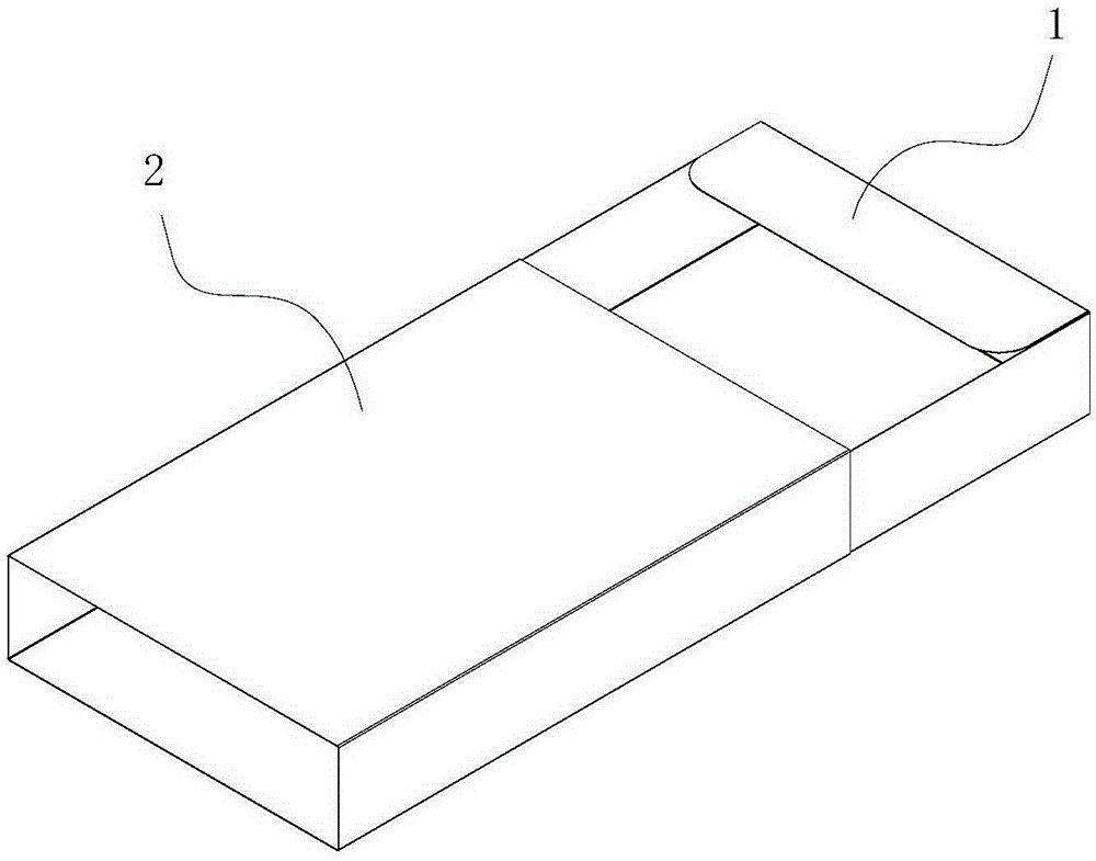 Packaging box with foldable storage case