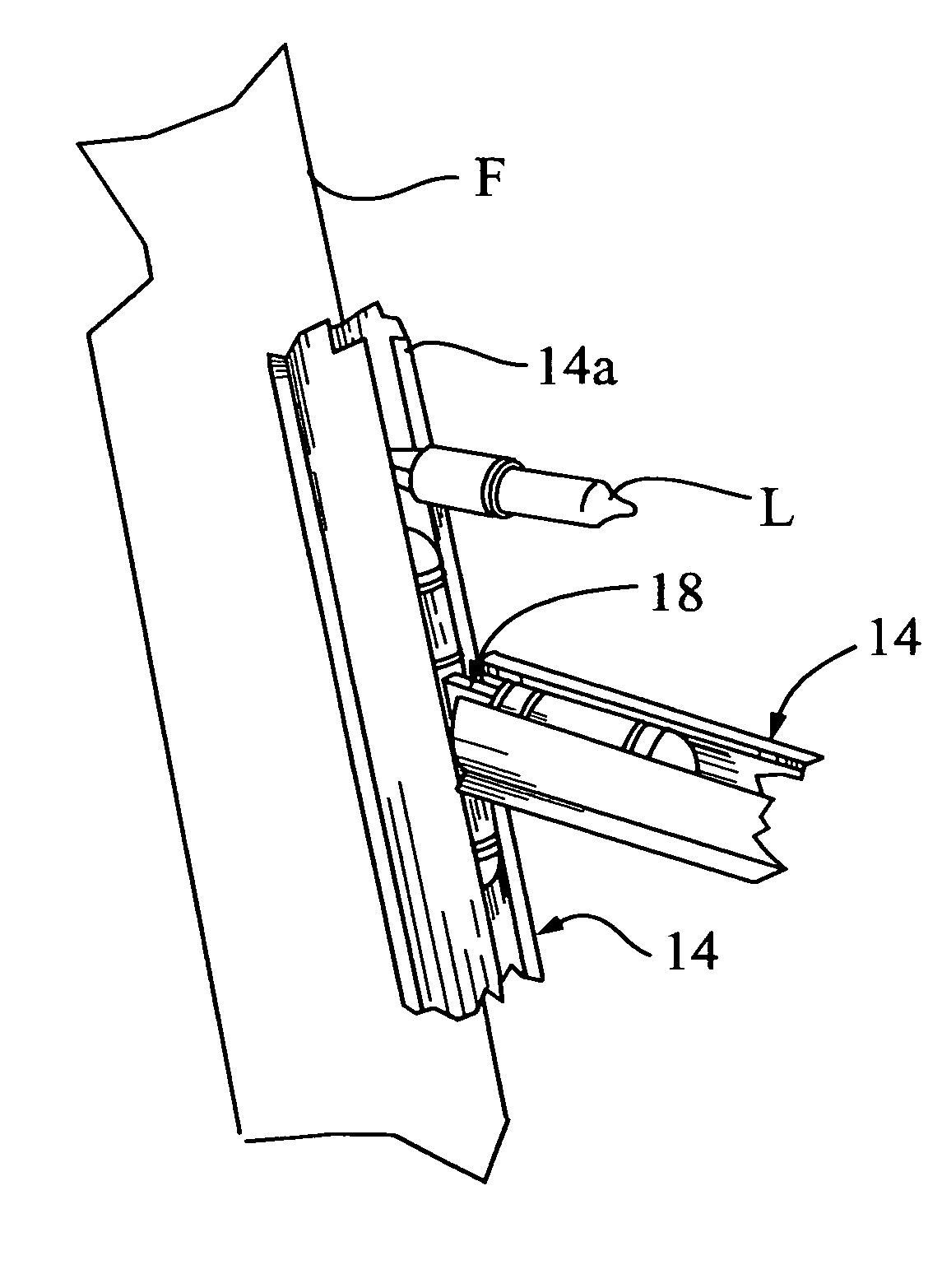 Mounting system and associated kit for installing decorative lights