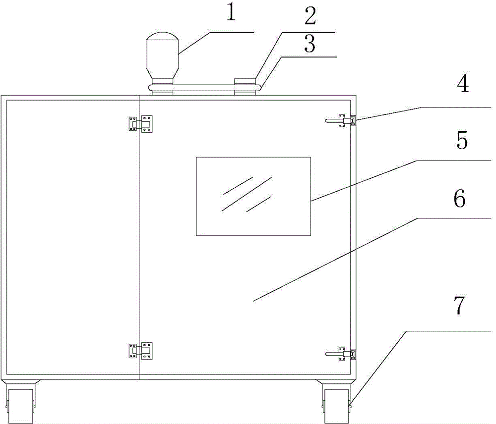 Efficient hot-air type capsule drying device