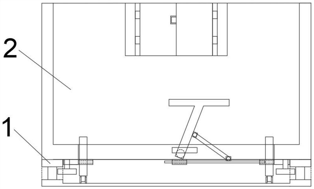 A mobile sliding suspension unloading platform