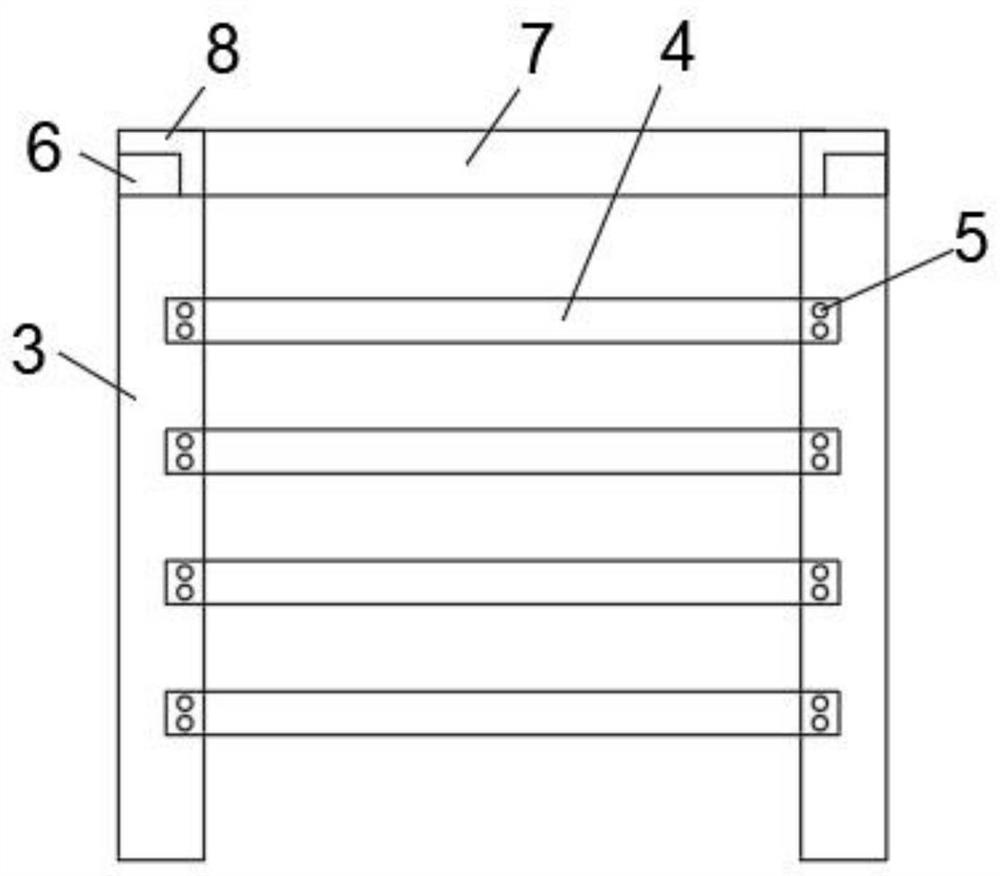 A mobile sliding suspension unloading platform