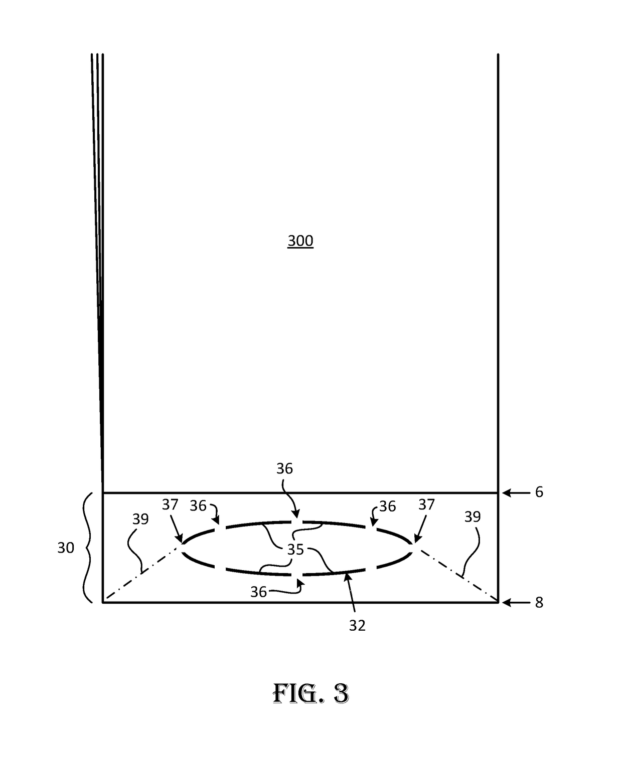 Bottom-handled bag having integral ergonomic handle formed from deflected weld line