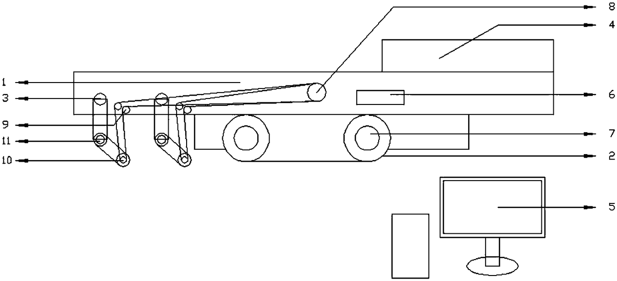 Obstacle crossing robot