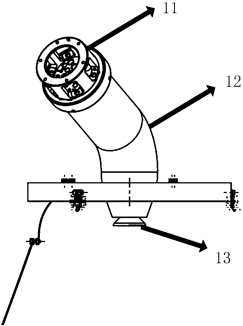 A device for removing static electricity from a paint-spraying rotary cup