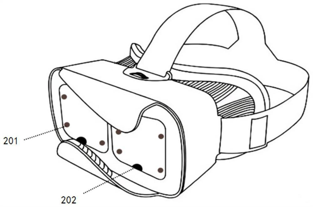 VR glasses display method and device based on human eye tracking prediction
