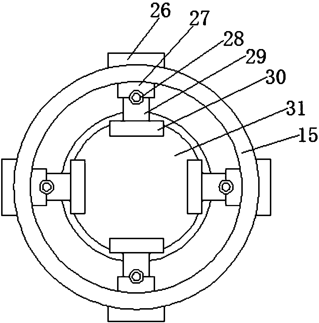 Valve processing workbench capable of being used stably