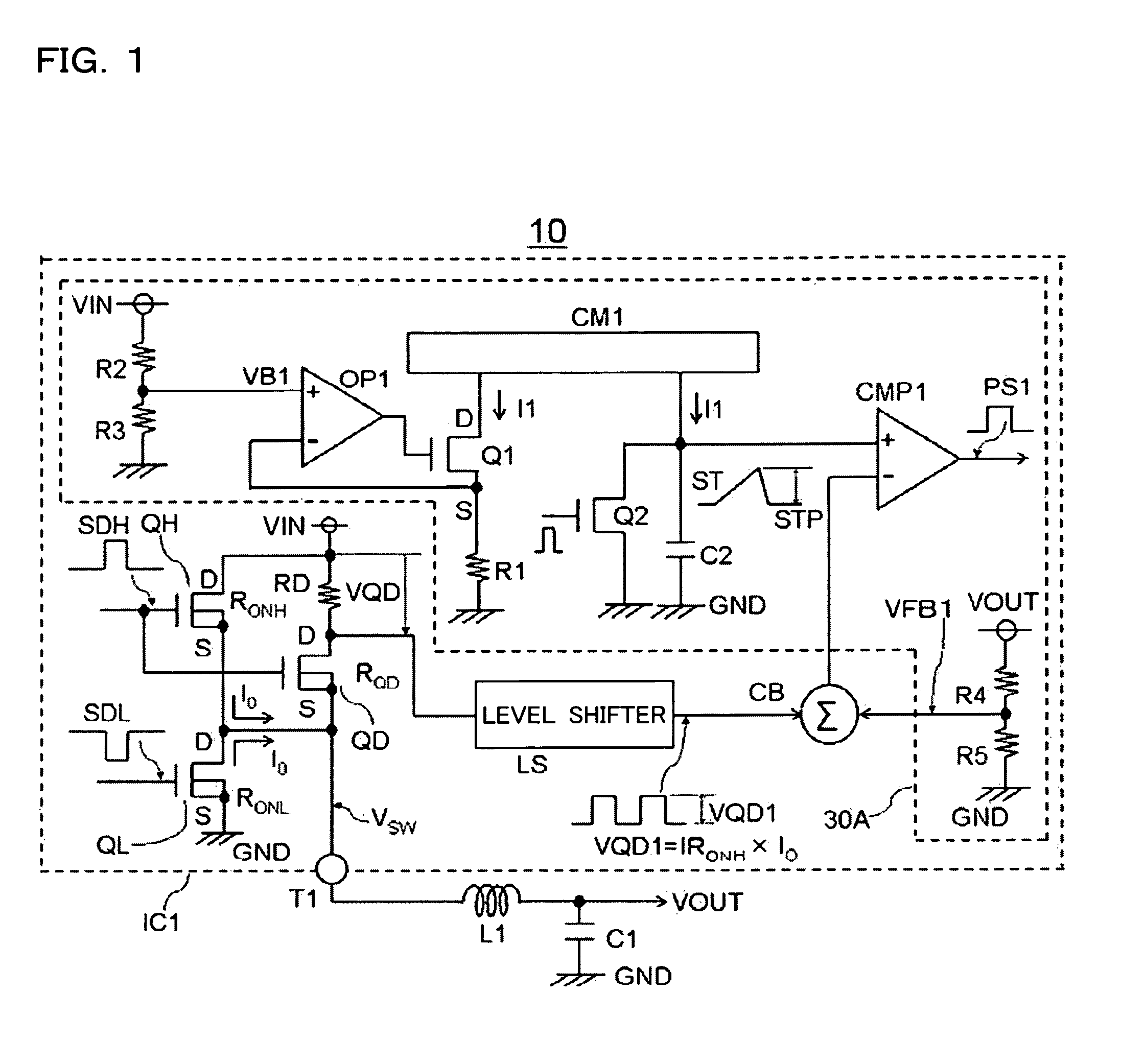 DC/DC converter and television using same