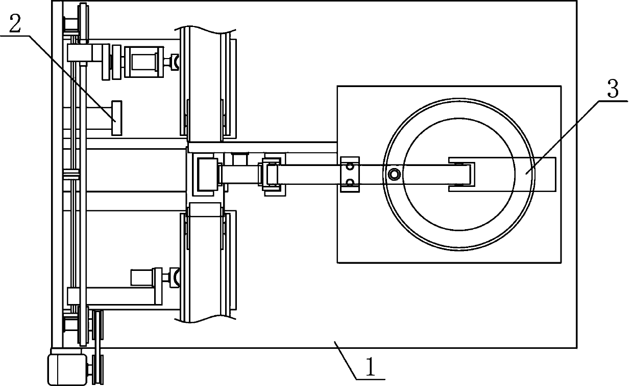 A workpiece transfer and pressing device