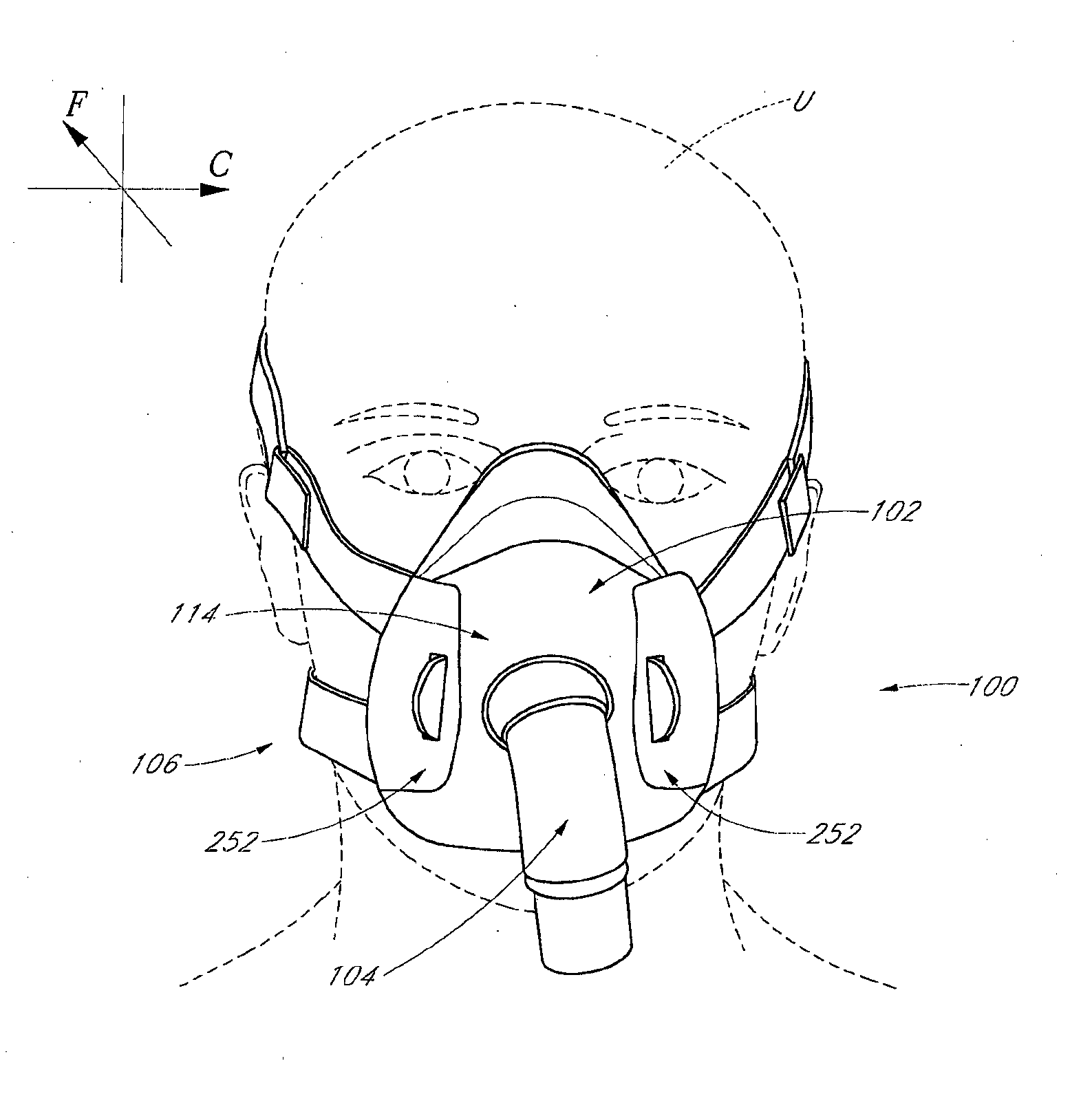 Interface comprising a nasal sealing portion and a rolling hinge