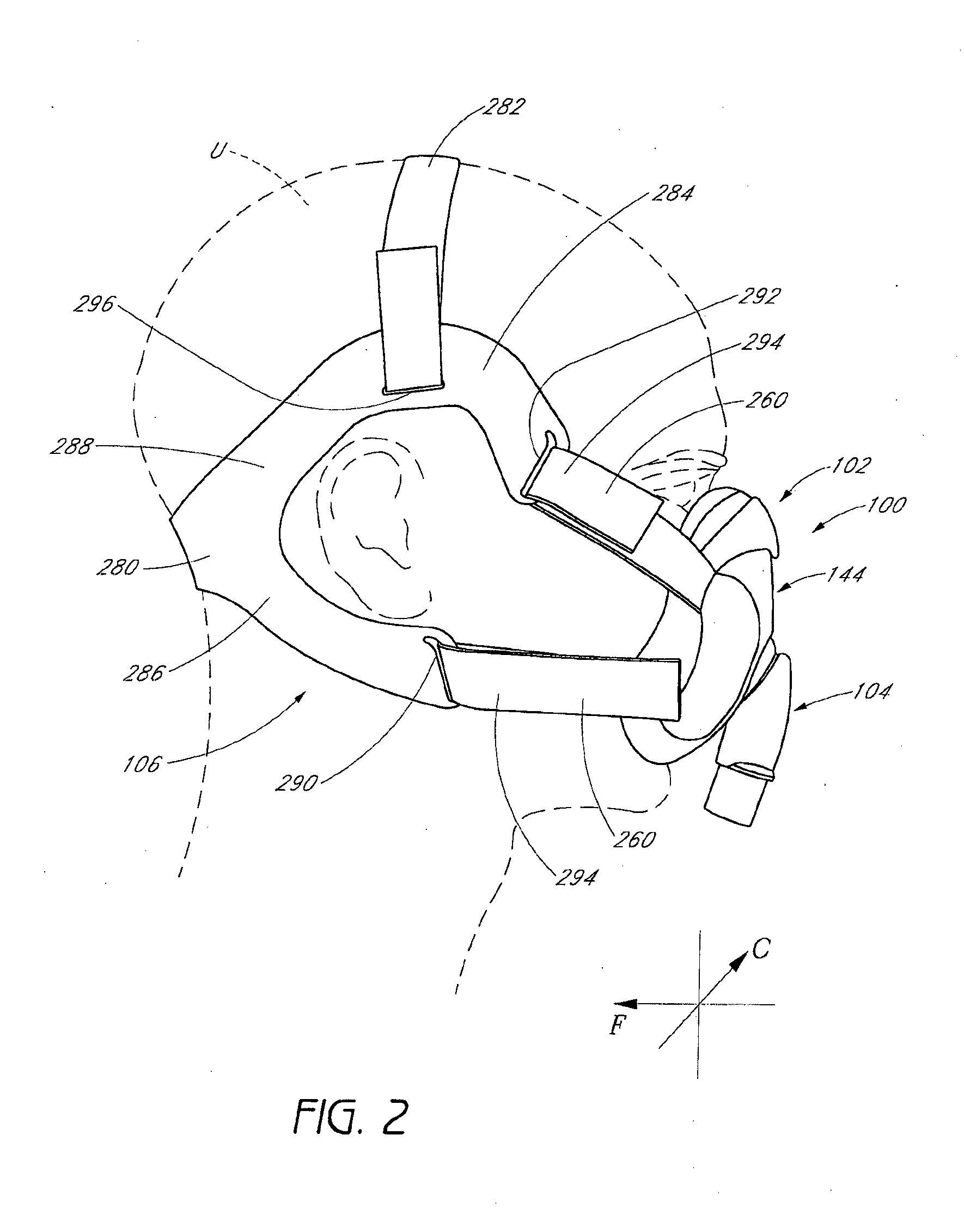 Interface comprising a nasal sealing portion and a rolling hinge