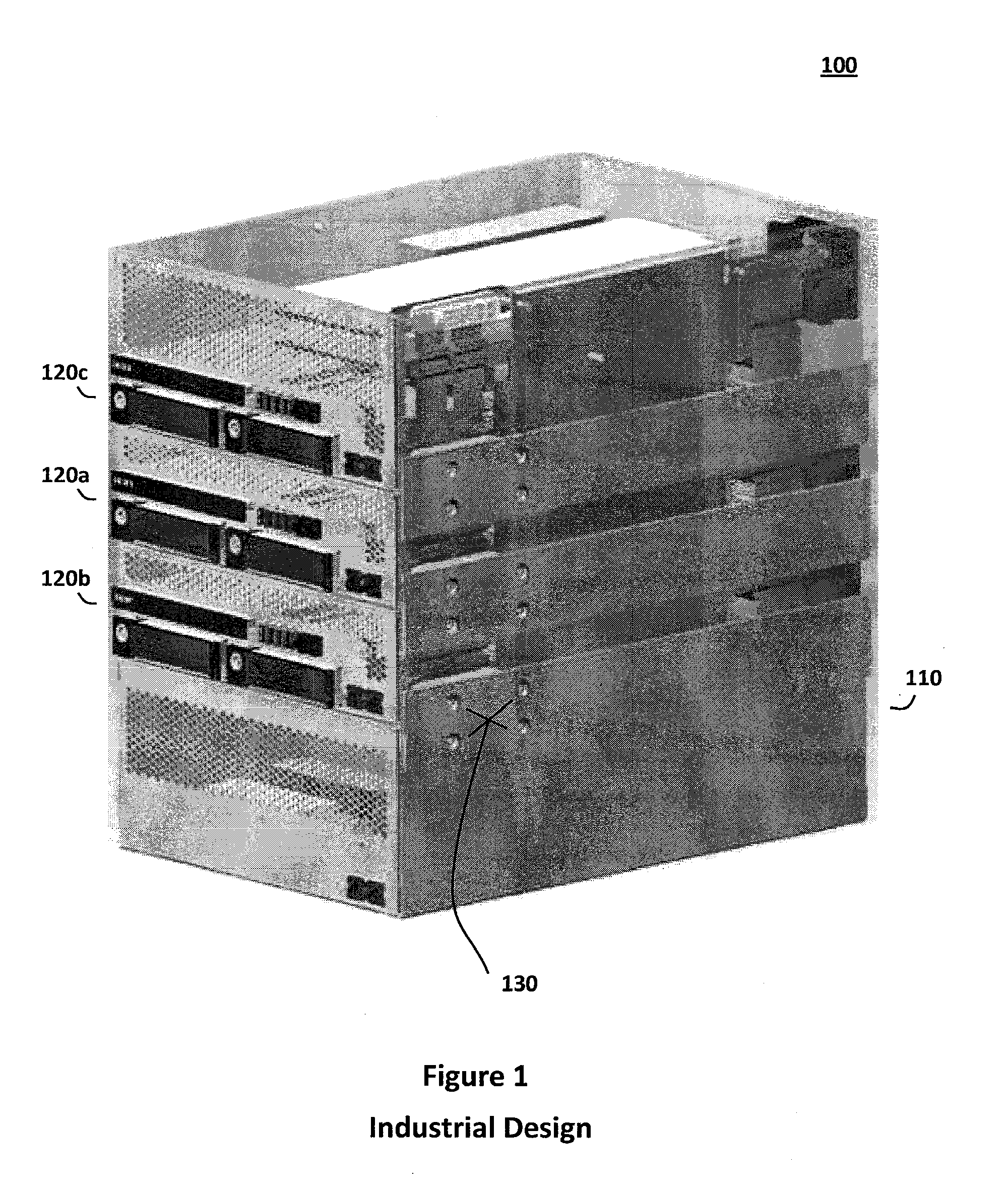 Adaptive computing system with modular control, switching, and power supply architecture