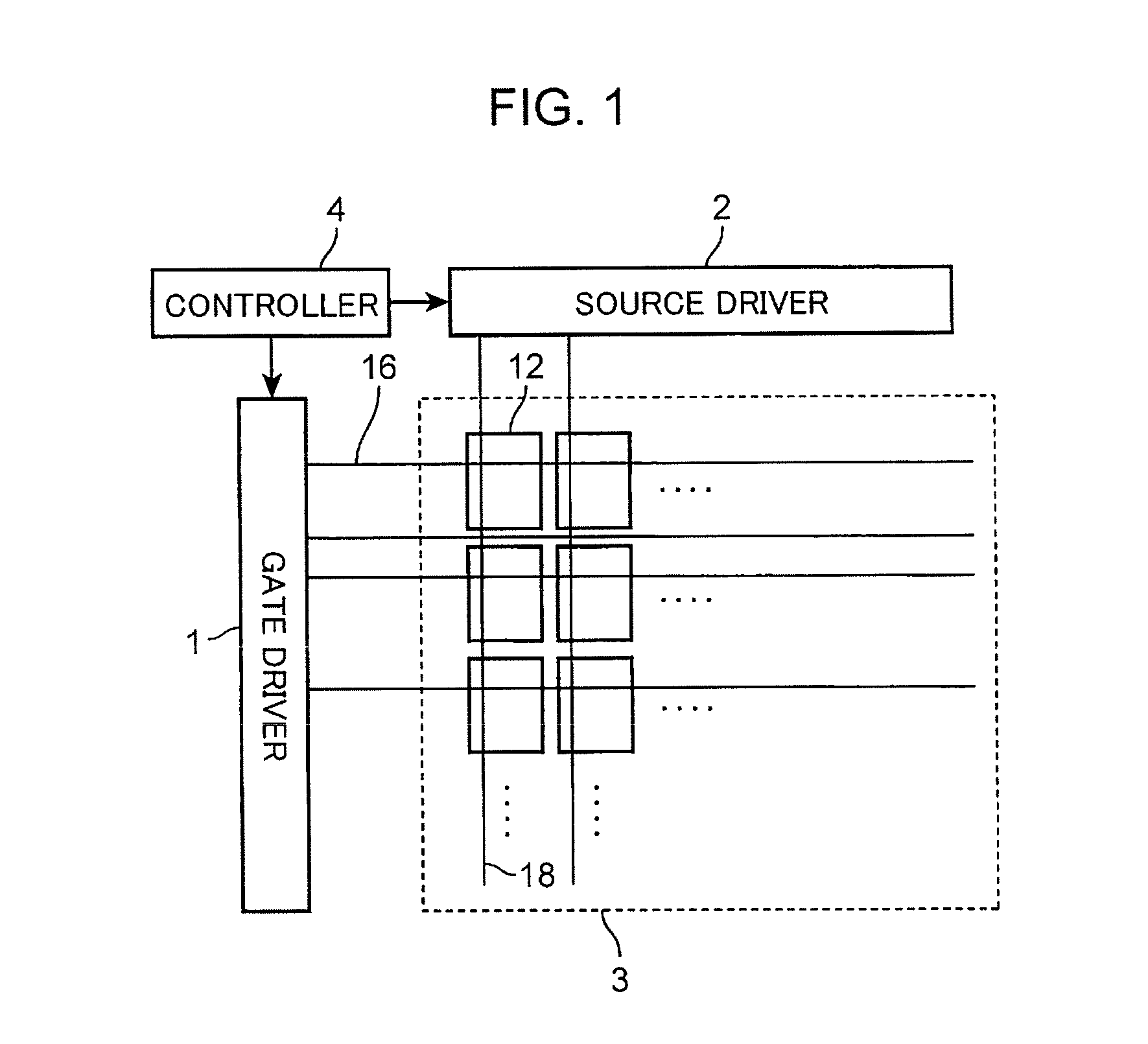 Display device and method for driving same having selection control wire for scanning wires and secondary data wire